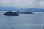 Village on island off San Jorge